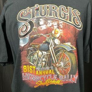 XXL 81st annual 2021 Sturgis South Dakota Harley Davidson T-shirt